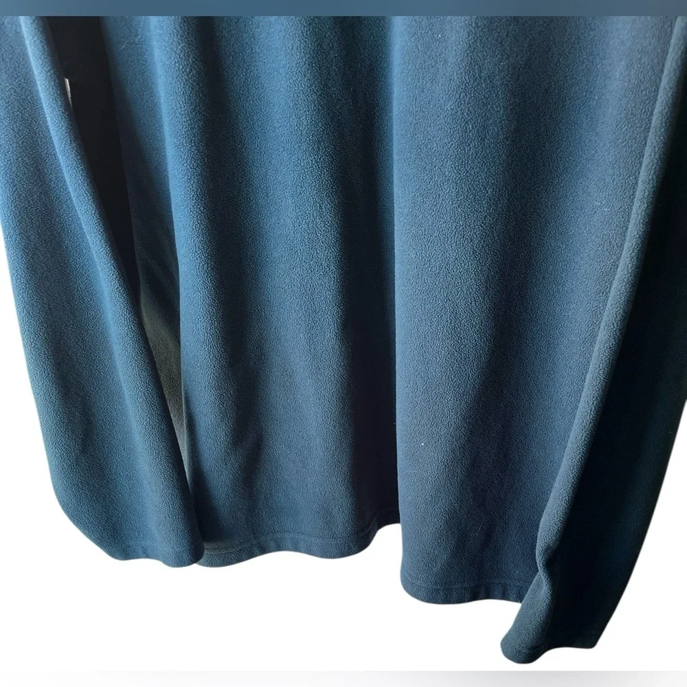 Old Navy‎ Men’s Quarter Zip Fleece Pullover • XXL • Dark Teal Soft Microfleece